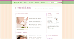 Desktop Screenshot of e-cinsellik.net