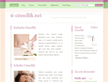 Tablet Screenshot of e-cinsellik.net
